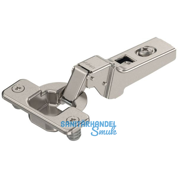 BLUM CLIP Standardscharnier 100�, 9,5mm gekr�pft mit Feder, Einpressen