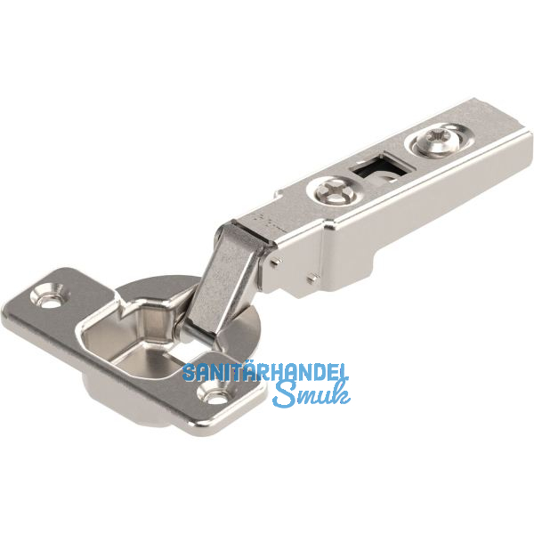 BLUM CLIP Standardscharnier 100�, gerade mit Feder, Schrauben