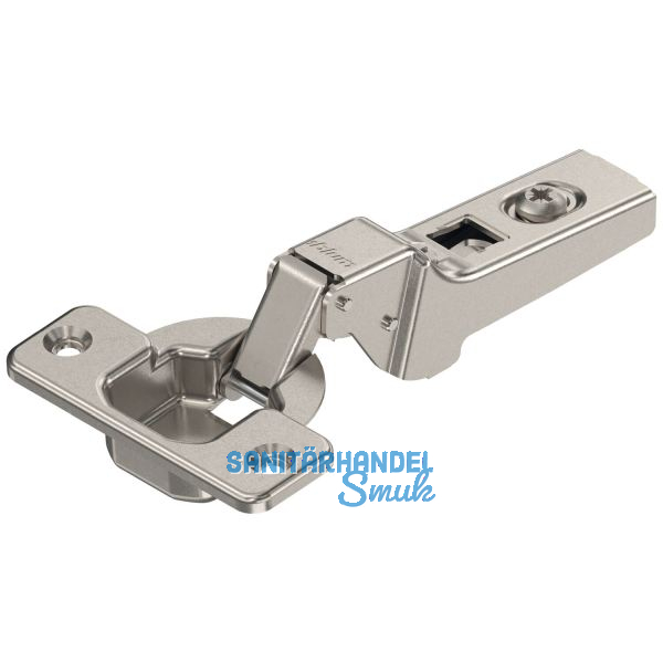 BLUM CLIP Standardscharnier 100�, 9,5mm gekr�pft mit Feder, Schrauben