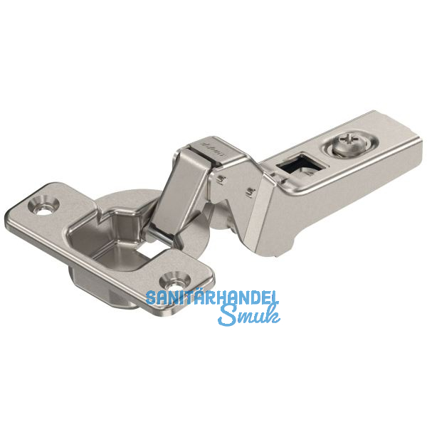 BLUM CLIP Standardscharnier 100�, 18mm gekr�pft mit Feder, Schrauben