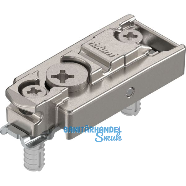 BLUM CLIP Exzenter Montageplatte gerade, Zink, EXPANDO, Distanz 3 mm