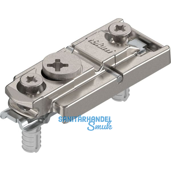 BLUM CLIP Exzenter Montageplatte gerade, Zink, EXPANDO, Distanz 0 mm