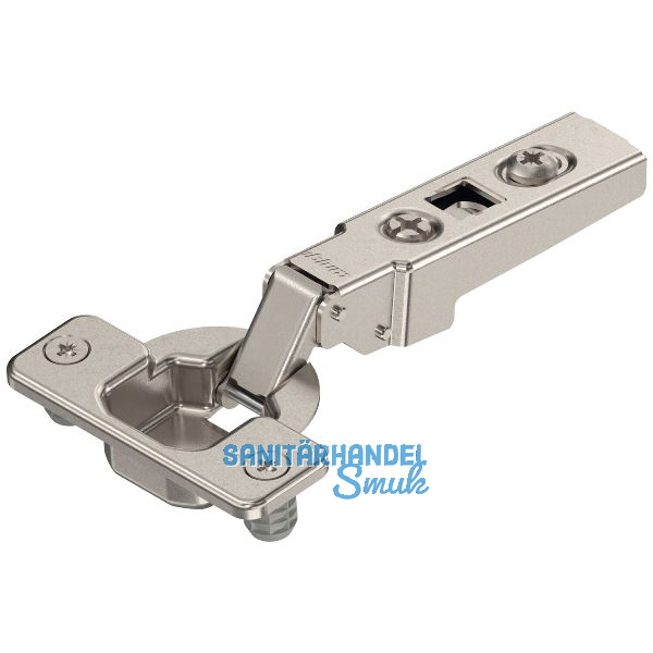 BLUM CLIP Standardscharnier 100�, gerade mit Feder, Einpressen
