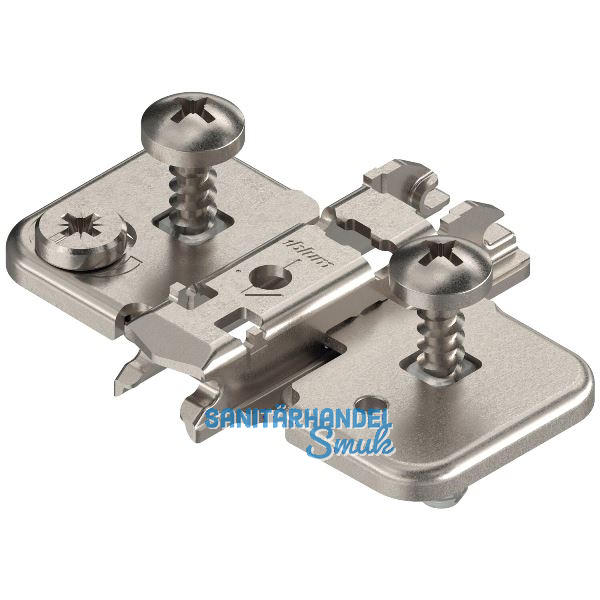 BLUM CLIP Exzenter Kreuzmontageplatte, Stahl, EXPANDO, Distanz 0 mm