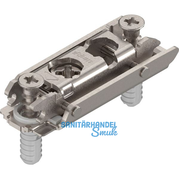 BLUM CLIP Exzenter Montageplatte gerade, Stahl, EXPANDO, Distanz 0 mm