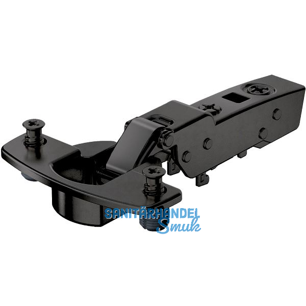 HETTICH SENSYS 8631i TH 58 Profilt�rscharnier halbaufliegend ged. �W 95� schwarz