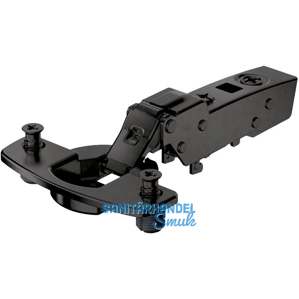 HETTICH SENSYS 8646i TH 58 D�nnt�rscharnier halb aufliegend ged. �W 110� schwarz