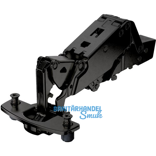 HETTICH SENSYS 8687 TH58 Null-Einsprungscharnier aufliegend �W 165� schwarz