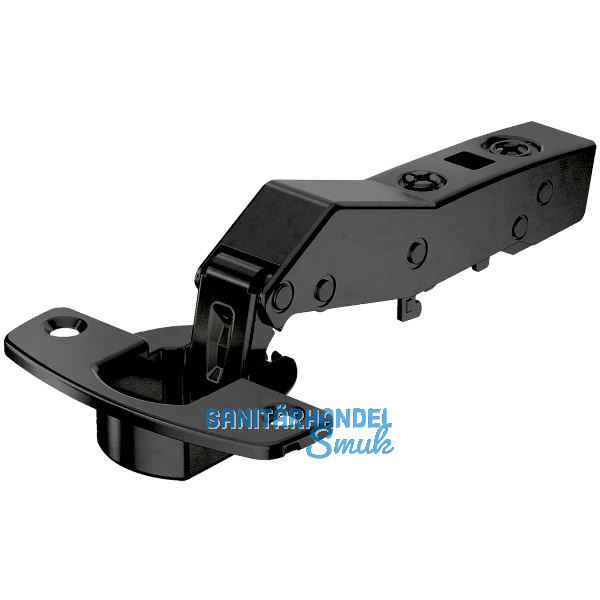 HETTICH SENSYS 8639i TH52 Winkelscharnier 30� aufliegend ged�mpft �W95� schwarz