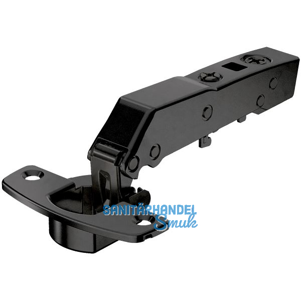 HETTICH SENSYS 8639i TH52 Winkelscharnier 45� aufliegend ged�mpft �W 95� schwarz