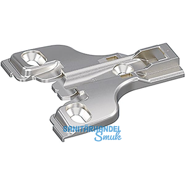 HETTICH Face Frame Stollenmontageplatte mit Langloch, Distanz 0 mm