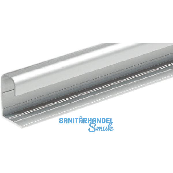 HETTICH Schiebet�rgriffleiste T�rst�rke 15-16 mm 2500 mm, Aluminium