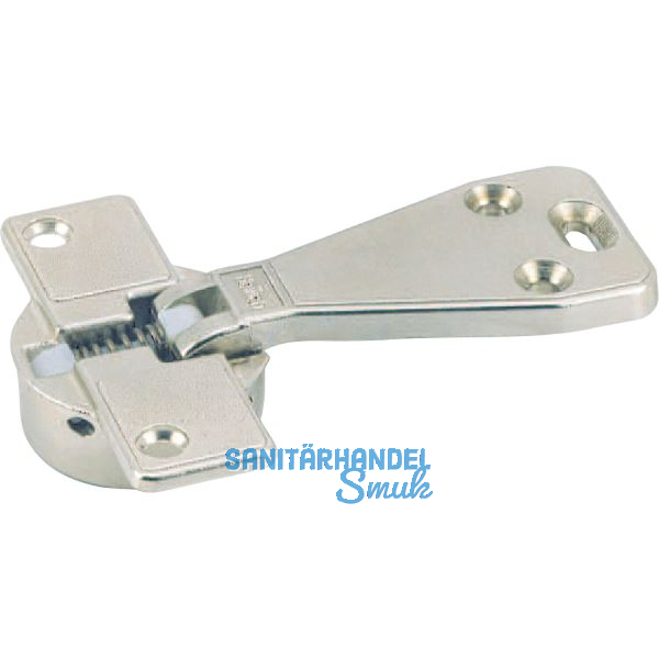 HETTICH Lisenenscharnier mit Federsystem vernickelt