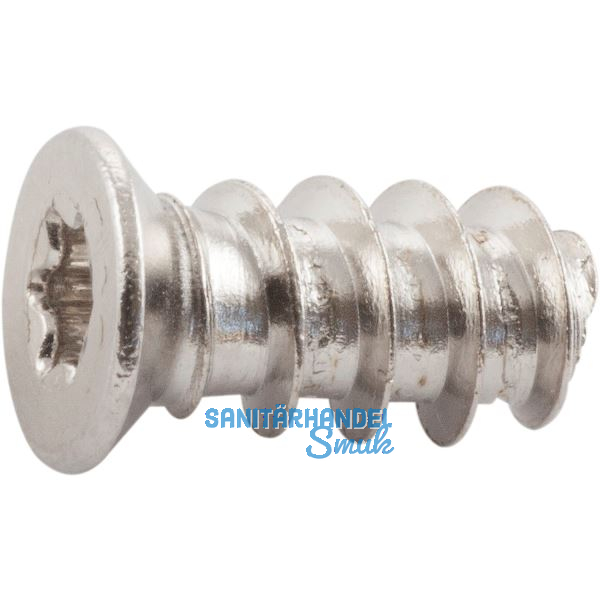 Systemschraube Senkkopf 6,3x11 mm,TX 20, Stahl vernickelt