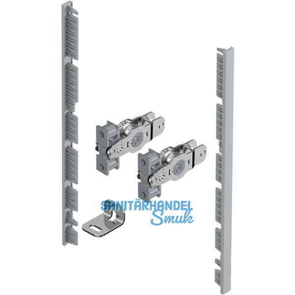 HETTICH AvanTech YOU Frontverbinder Zarge Innenfrontprofil H 187 silber