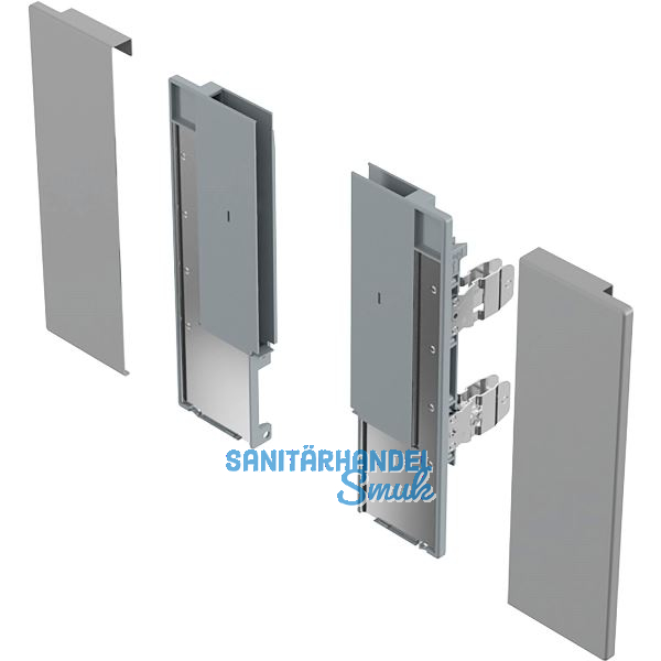 HETTICH AvanTech YOU Inlay-Front Frontverbinder Zarge H 187 silber