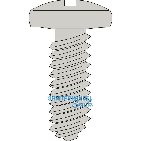 HETTICH Gewindeschraube selbstfurchend Panhead 3,5x12 Stahl verzinkt