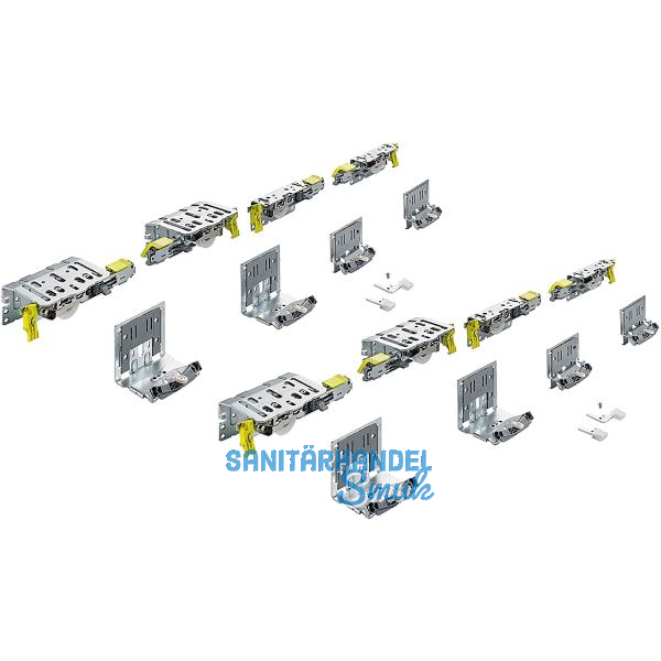 HETTICH TopLine XL Schiebet�rbeschlag-Set 1000 x 3000, 4-t�rig 18-30 mm