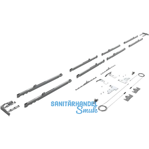 HETTICH TopLine XL Silent System D�mpfungs-Set, 4-t�rig 15-35 kg, grau