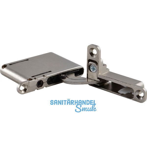 ANKOR DS-19/27 Einlass-Scharnier rechts unten/links oben mit Push, vernickelt