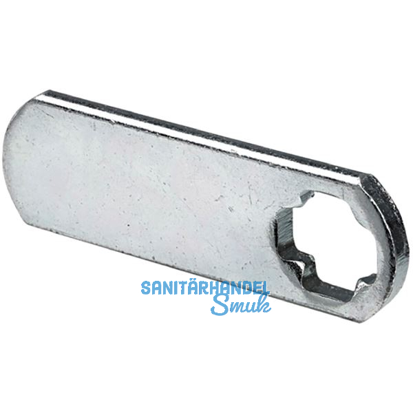 HETTICH Schlossriegel flach T�rst�rke 0,7 - 8 mm, Stahl vernickelt