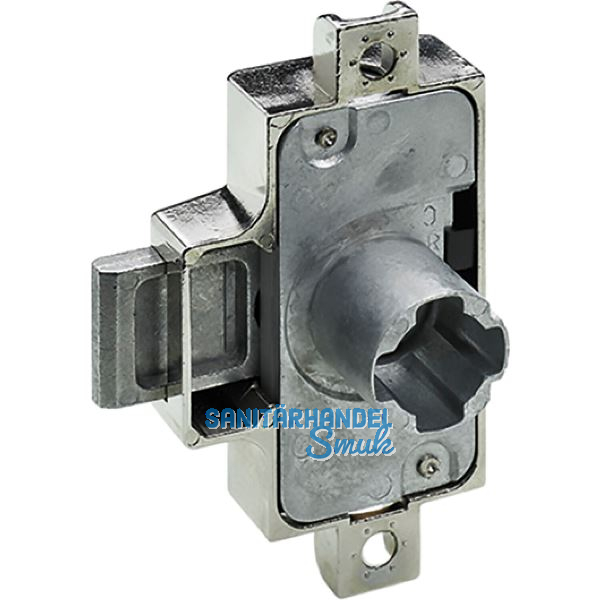 HETTICH Drehstangenschloss mit Innenvierkant, Dornma� 25 mm, L16, vernickelt