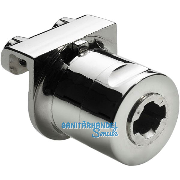 HETTICH PRESTIGE 2000 Zylinder-Glast�rschloss Typ 324.02, vernickelt hochglanz