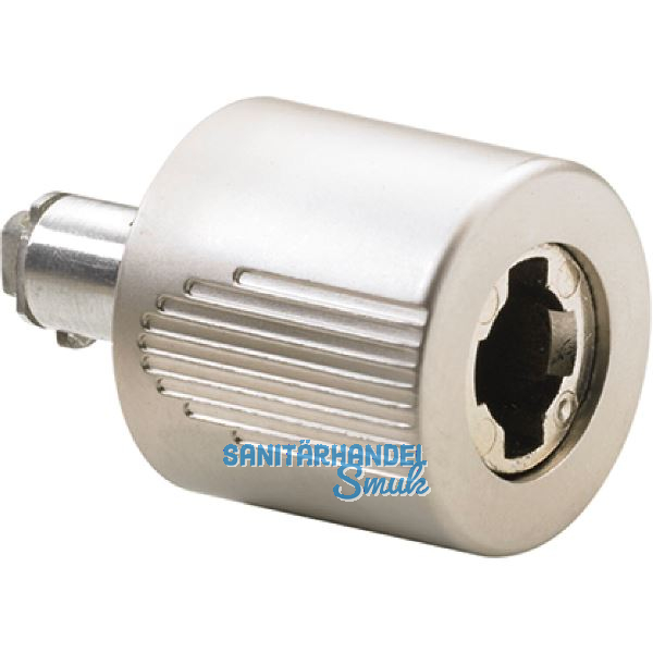 HETTICH PRESTIGE 2000 Zylinder-Drehgriff Typ 451 N links, vernickelt matt