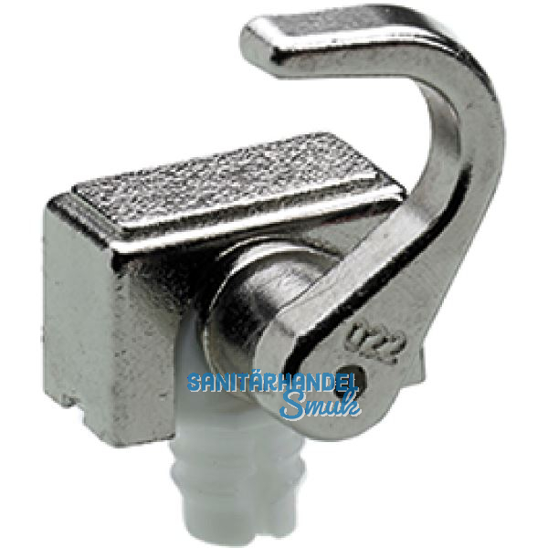 HETTICH PRESTIGE 2000 Schlie�haken zum Einpressen, rechts, Stahl vernickelt