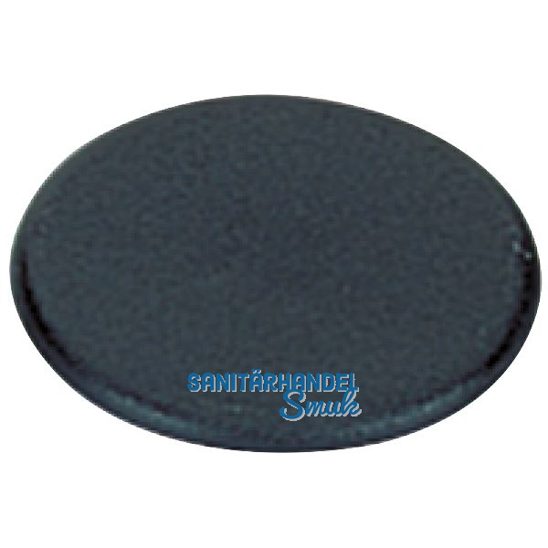 HETTICH RASTEX 25 Abdeckkappe ohne Abdeckrand, Kunststoff schwarz