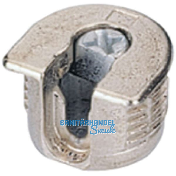 HETTICH VB 35 M Exzenter-Verbindungsbeschlag Plattenst�rke 16 vernickelt