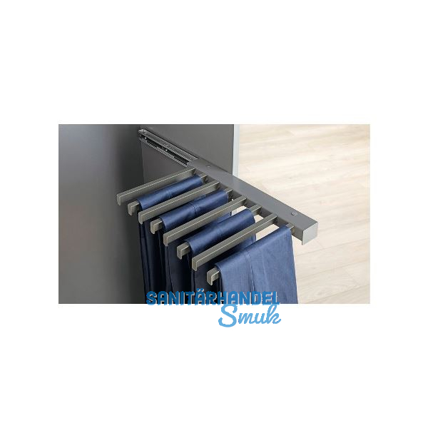 HETTICH Hosenhalter ausziehbar Korpusmontage Stahl anthrazit