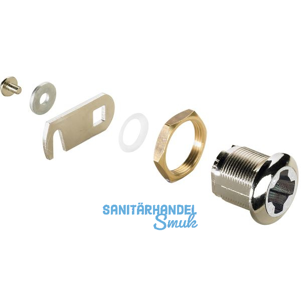 HETTICH PRESTIGE 2000 Zylinder-Riegelschloss Dornma� 20 mm, Stahl vernickelt