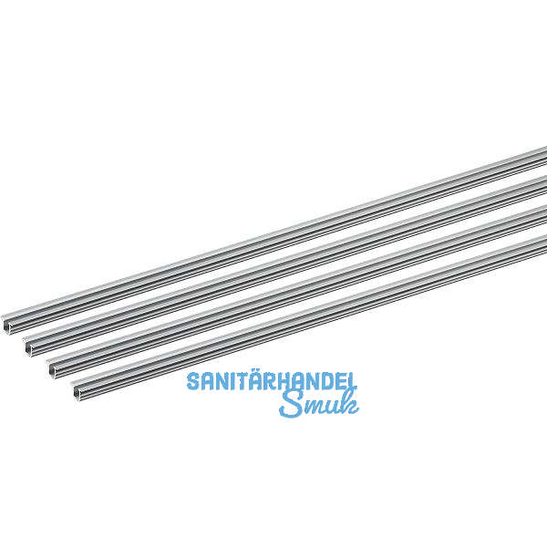 HETTICH SlideLine M Laufprofil Set 1-L�ufig Einpressmontage 2500 mm, Alu elox.