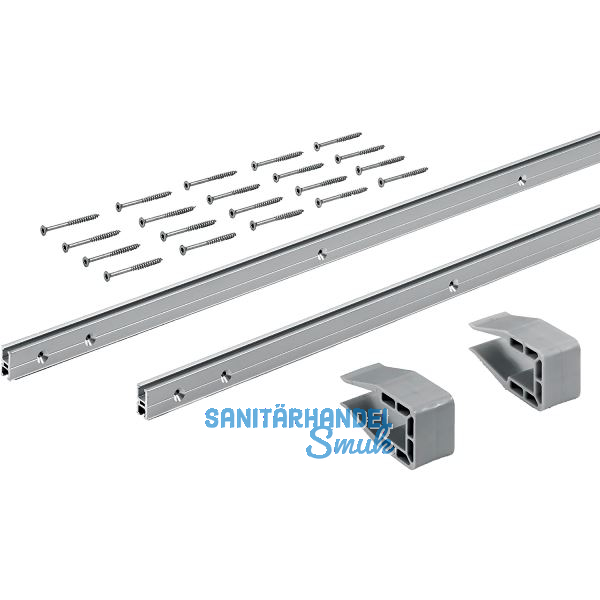 HETTICH SlideLine M Profilset vorlaufend 2 Laufschienen H�he 18 mm,L�nge 4000 mm