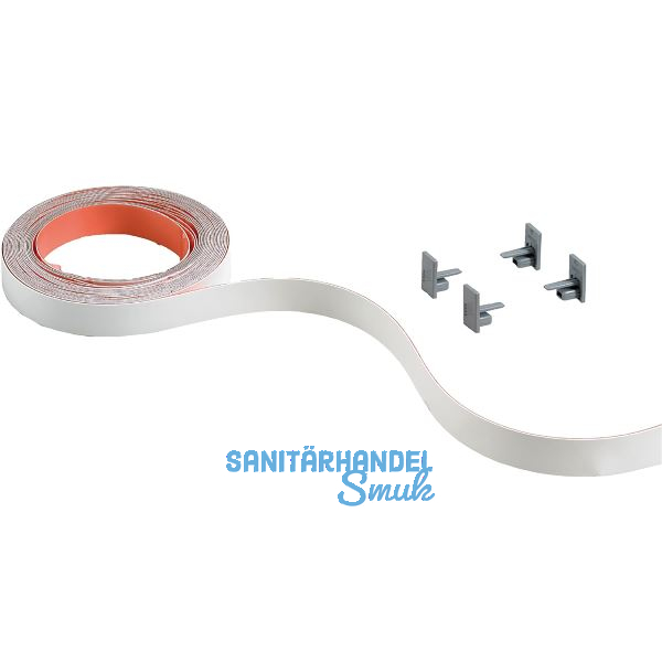 HETTICH SlideLine M Farbset zu vorlaufendem Laufprofil 25mm wei�, 2500 mm