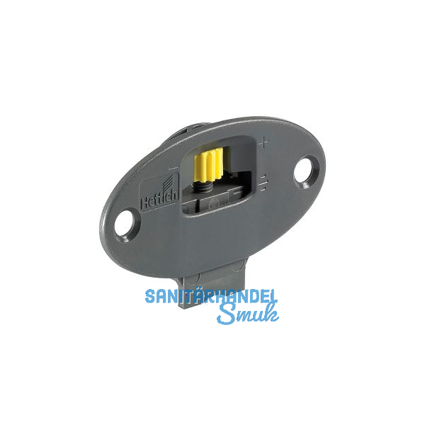 HETTICH SlideLine 55 Plus Laufteil 1 vorliegende, 1 innenliegende T�r anthrazit