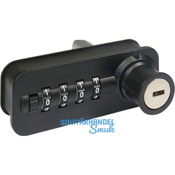 HETTICH Container-Zahlenschloss SysTop2000, schwarz