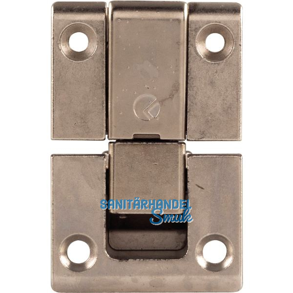 KIMANA Klappenband, 3-teilig, Zamak vernickelt