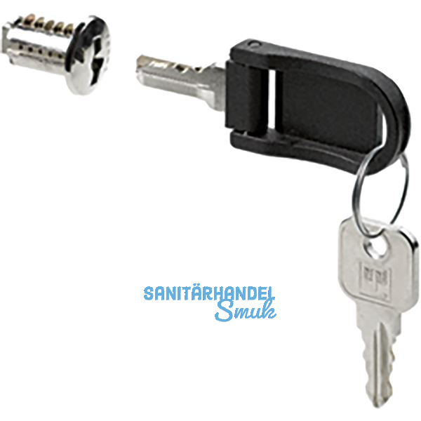 HETTICH PRESTIGE 2000 Innenzylinder 18001-18500 Schl�ssel Zamak/Messing KS schw.