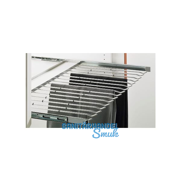 HETTICH Hosenhalter ausziehbar KB 800 mm Stahl silber