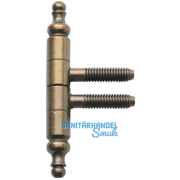 OTLAV Stil Einbohrband, Band-� 9 mm, Zink Messing patiniert