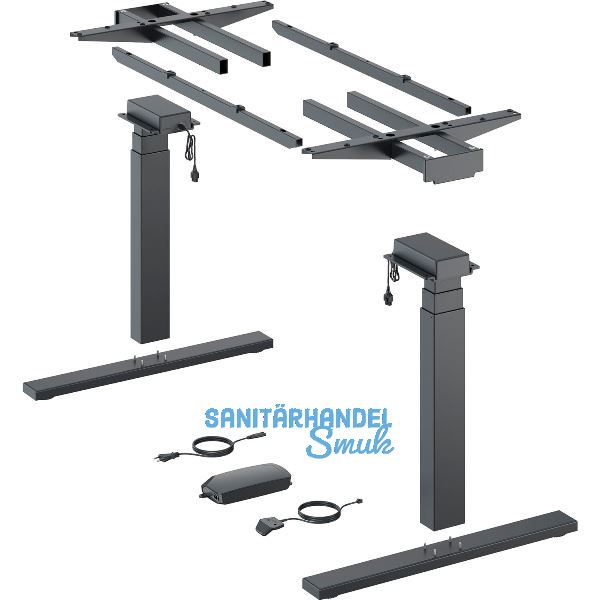 HETTICH Tischgestell Steelforce Pro 670 SLS Highline schwarz