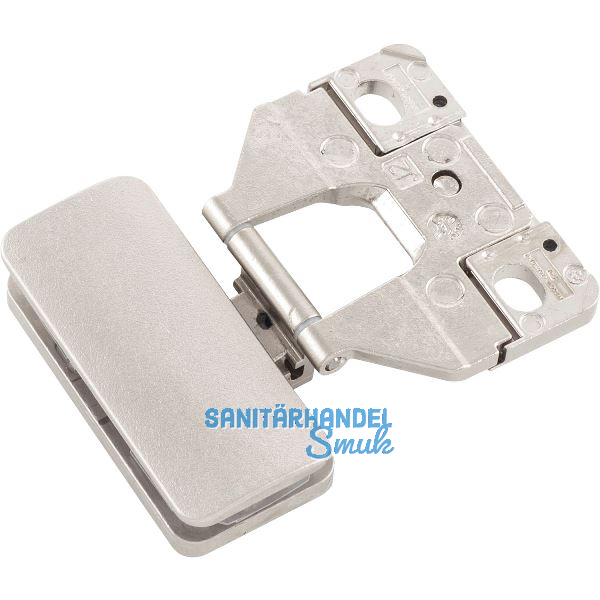 PR�META Glast�rscharnier Innenanschlag, Holz/Glas 5-8 mm, �W 180�, Zamak vern.