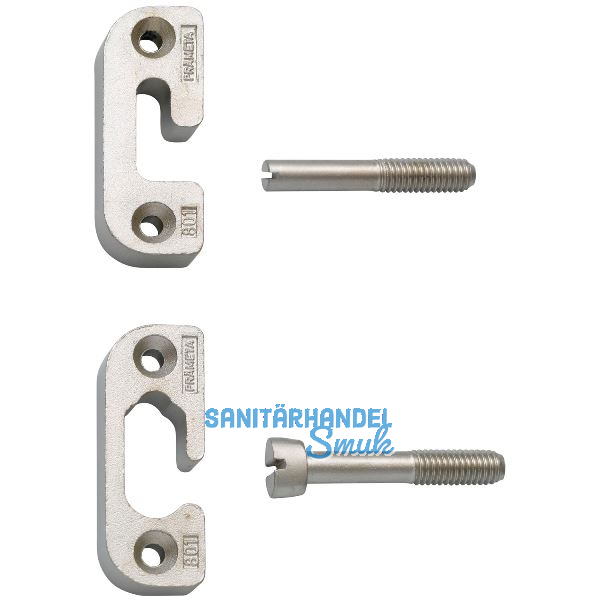 PR�META Heizk�rperklappenbeschlag 801 zum Aufschrauben od. Einlassen, Zink vern.