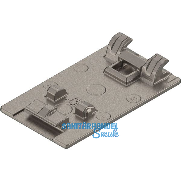 BLUM CRISTALLO Topfplatte f�r Glast�r, Zink vernickelt matt, Kleben