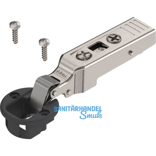 BLUM CLIP top Glast�rscharnier 94�, gerade mit Feder, Schrauben