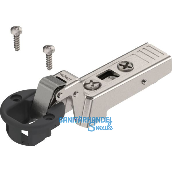 BLUM CLIP top Glast�rscharnier 94�, 18mm gekr�pft mit Feder, Schrauben