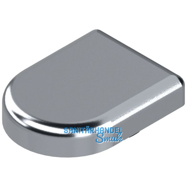 BLUM CLIP top Topfabdeckung - Glast�rscharnier D-Form, Kunststoff verchromt