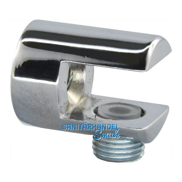 FONSEGRIVE Glastablar-Klemmtr�ger Pescara, Glas 6-10 mm, Zamak verchromt poliert